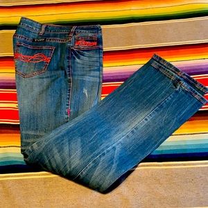 Don’t Fence Me In Cowgirl Tuff jeans